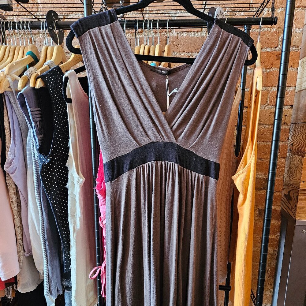 Soprano charcoal maxi dress